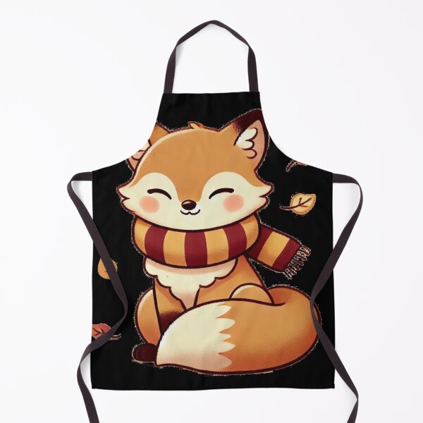 Item preview, Cozy Fox in Autumn Scarf designed and sold by pr1me-shop.