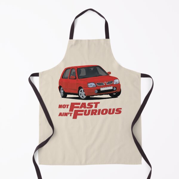 Item preview, Not Fast - Ain't Furious with a red Micra / March designed and sold by knappidesign.
