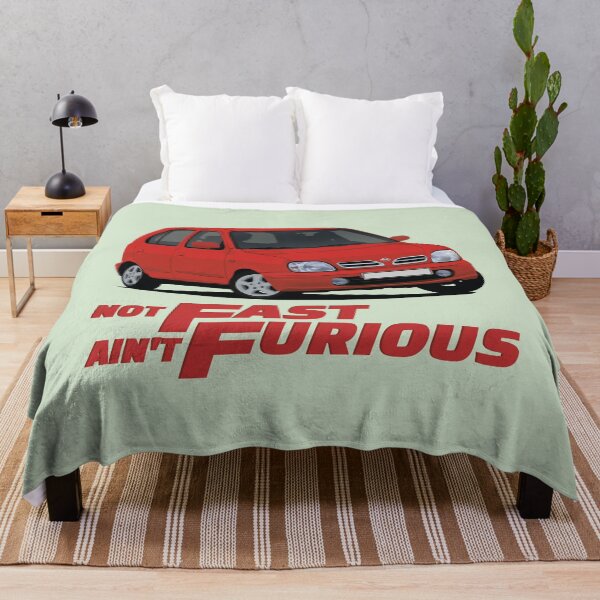 Item preview, Not Fast - Ain't Furious with a red Micra / March designed and sold by knappidesign.