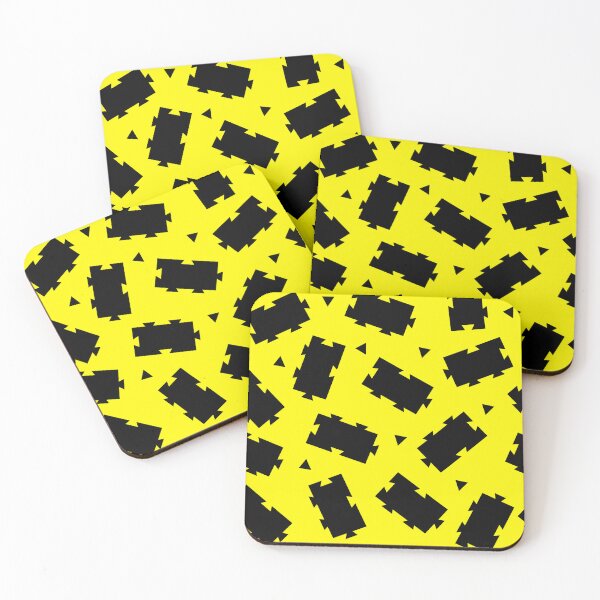 Item preview,  Jigsaw black on yellow design designed and sold by TerenceLacey.
