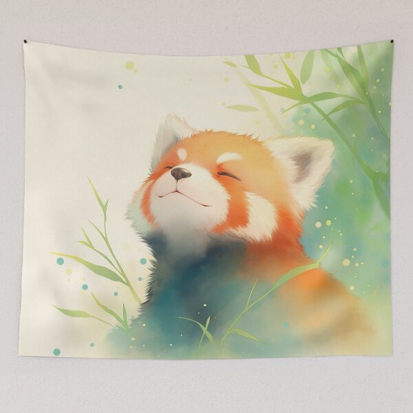 Item preview, Red Panda Peaceful Bliss designed and sold by AshiraCreations.