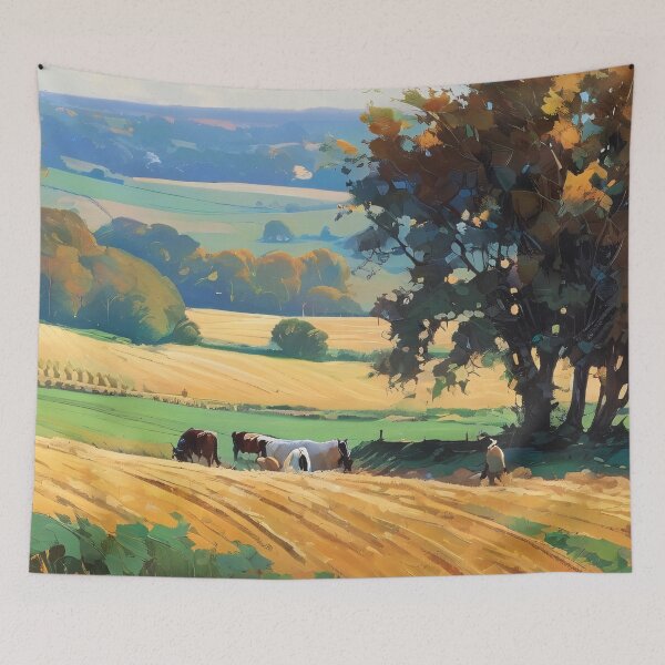 Item preview, Field in late summer - 2 designed and sold by MoodyFrames.