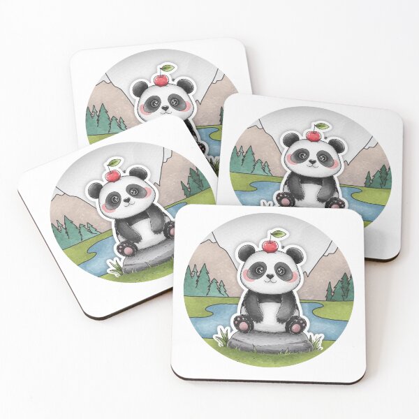 Item preview, Cute black and white panda   designed and sold by BooWearBer.