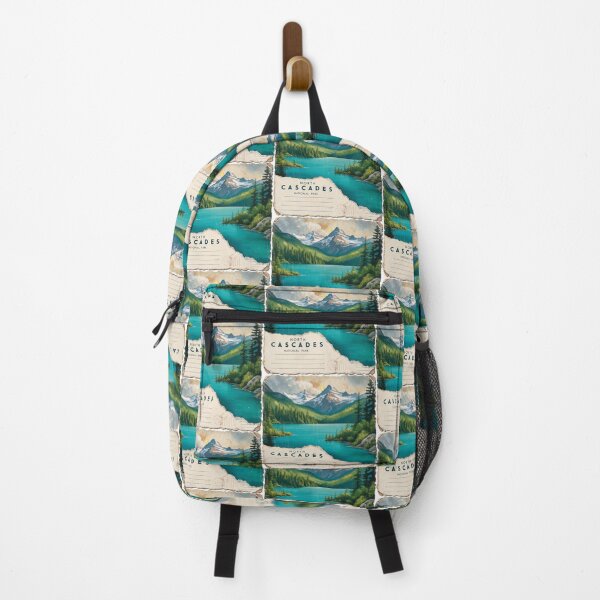 Item preview, North Cascades National Park Postcard Vintage Retro Travel designed and sold by TravelPostcardGems.
