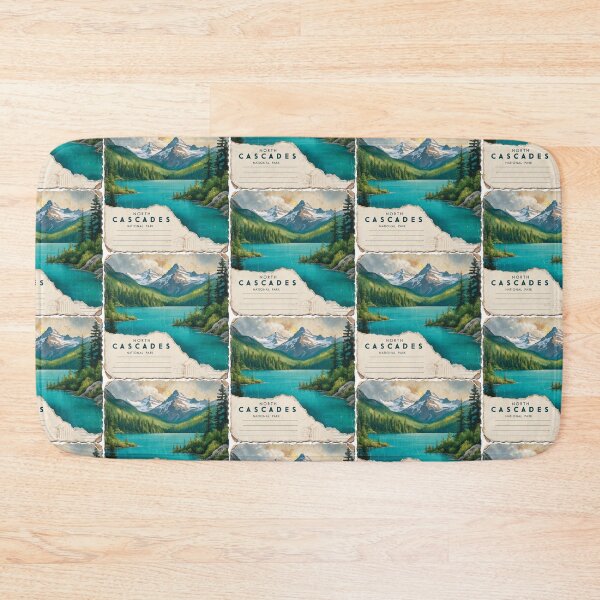 Item preview, North Cascades National Park Postcard Vintage Retro Travel designed and sold by TravelPostcardGems.