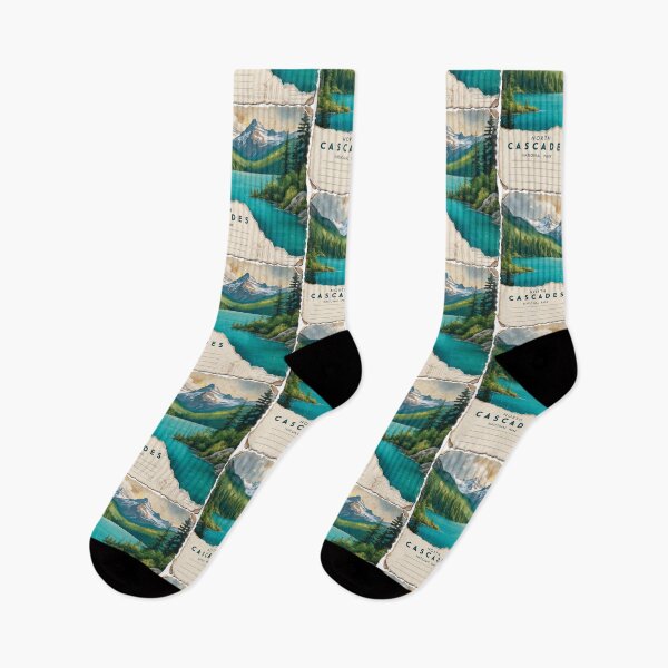 Item preview, North Cascades National Park Postcard Vintage Retro Travel designed and sold by TravelPostcardGems.