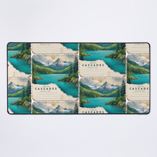 Item preview, North Cascades National Park Postcard Vintage Retro Travel designed and sold by TravelPostcardGems.