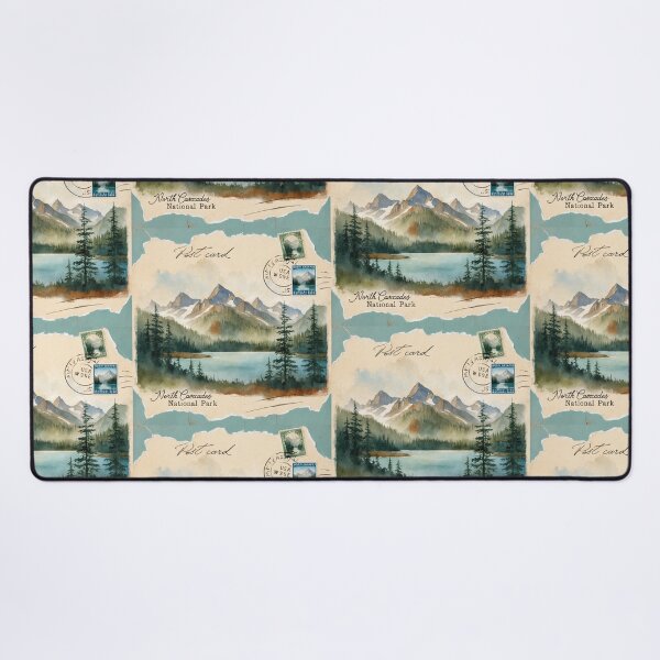 Item preview, North Cascades National Park Postcard Vintage Retro Travel designed and sold by TravelPostcardGems.