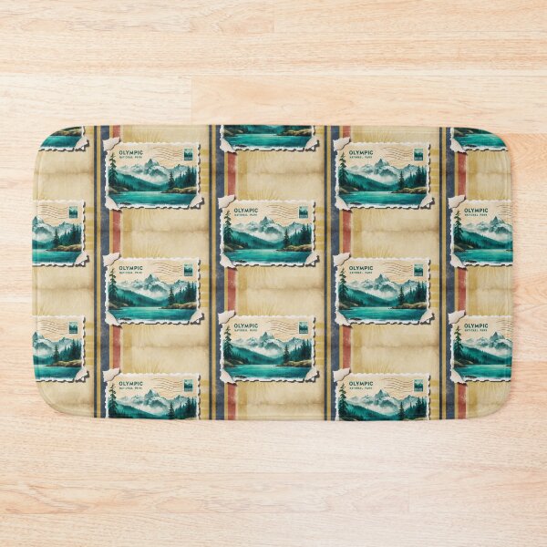 Item preview, Olympic National Park Postcard Vintage Retro Travel designed and sold by TravelPostcardGems.