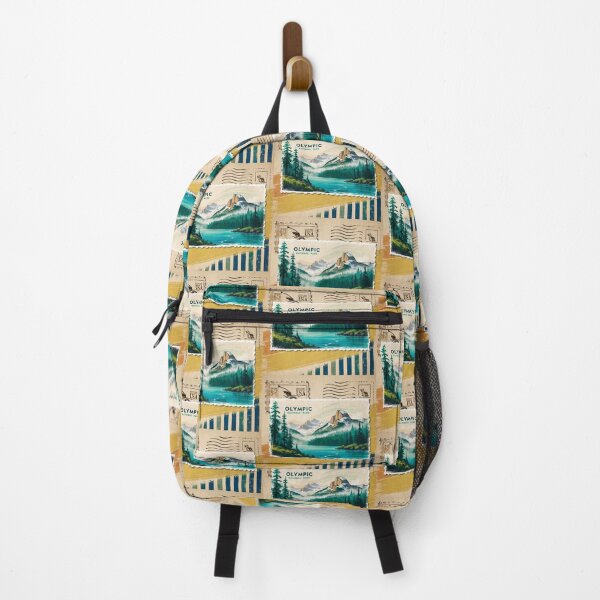 Item preview, Olympic National Park Postcard Vintage Retro Travel designed and sold by TravelPostcardGems.
