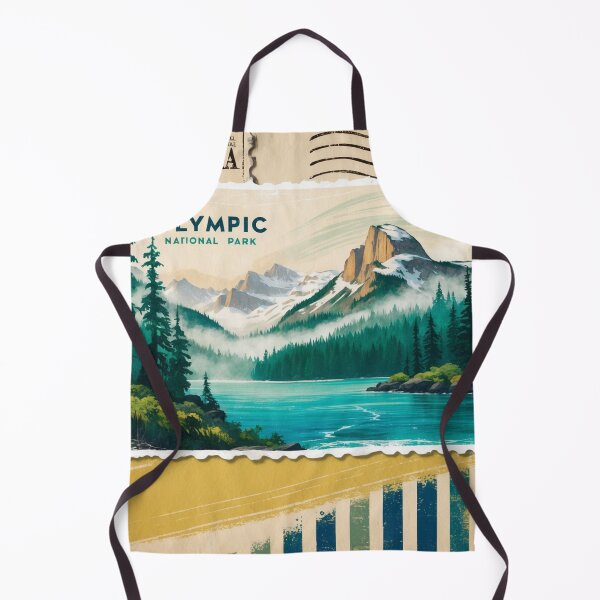 Item preview, Olympic National Park Postcard Vintage Retro Travel designed and sold by TravelPostcardGems.