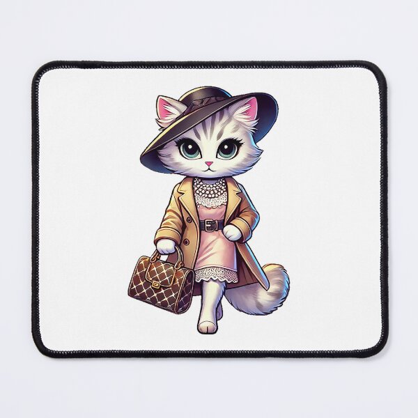 Item preview, Stylish Cat in Vintage Fashion Outfit designed and sold by Chokhdi289shop.