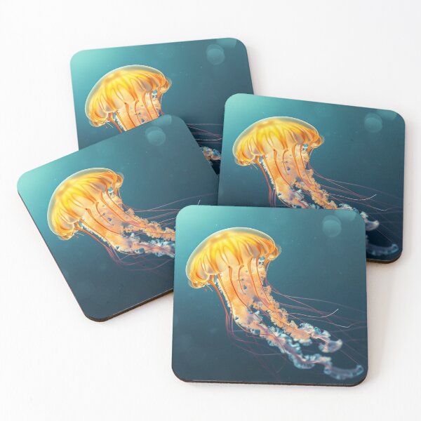 Item preview, Yellow jellyfish designed and sold by valerko26.