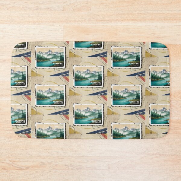Item preview, Olympic National Park Postcard Vintage Retro Travel designed and sold by TravelPostcardGems.