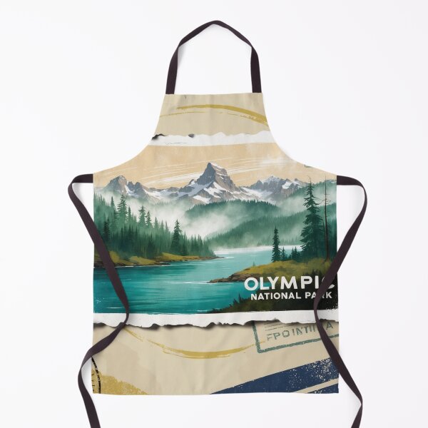 Item preview, Olympic National Park Postcard Vintage Retro Travel designed and sold by TravelPostcardGems.