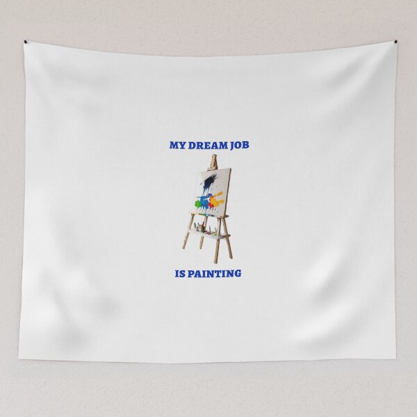 Item preview, My dream job is painting t-shirt top shirt designed and sold by OAKDEN.