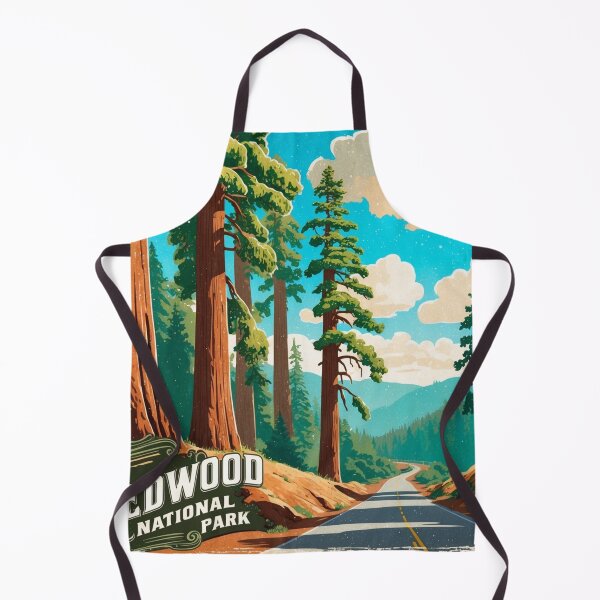 Item preview, Redwood National Park Postcard Vintage Retro Travel designed and sold by TravelPostcardGems.