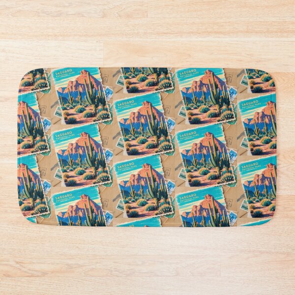 Item preview, Saguaro National Park Postcard Vintage Retro Travel designed and sold by TravelPostcardGems.