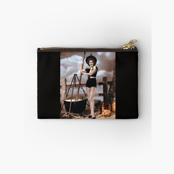 Item preview, Halloween Glamorous Witch with a Cauldron designed and sold by VintageManiac.