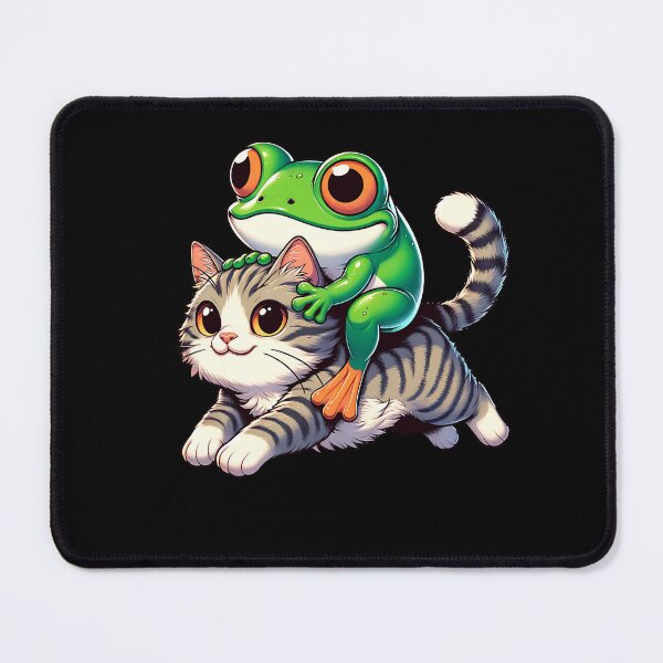Item preview, Frog riding a cat designed and sold by SekoOne.