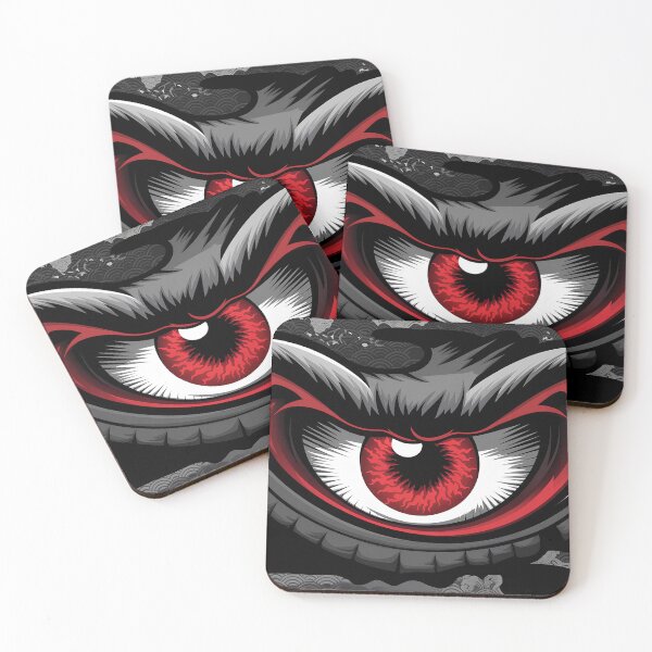 Item preview, Descriptive: Fiery Oni Eye  designed and sold by Papillon Studio.