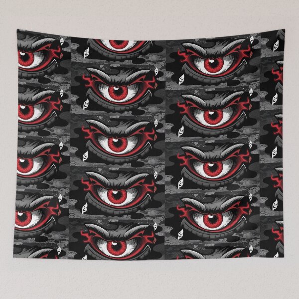 Item preview, Descriptive: Fiery Oni Eye  designed and sold by Papillon Studio.