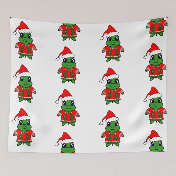 Item preview, Cute Christmas Turtle  designed and sold by Sartoris Art.