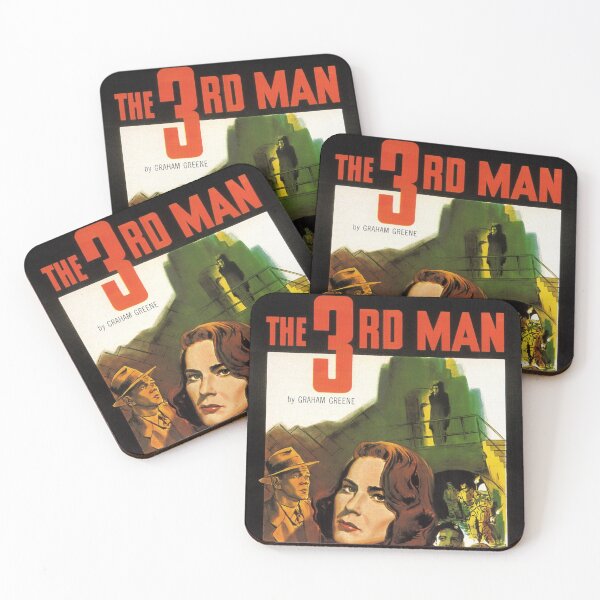 Item preview, Vintage Film Noir poster for The Third Man designed and sold by colliophoto.