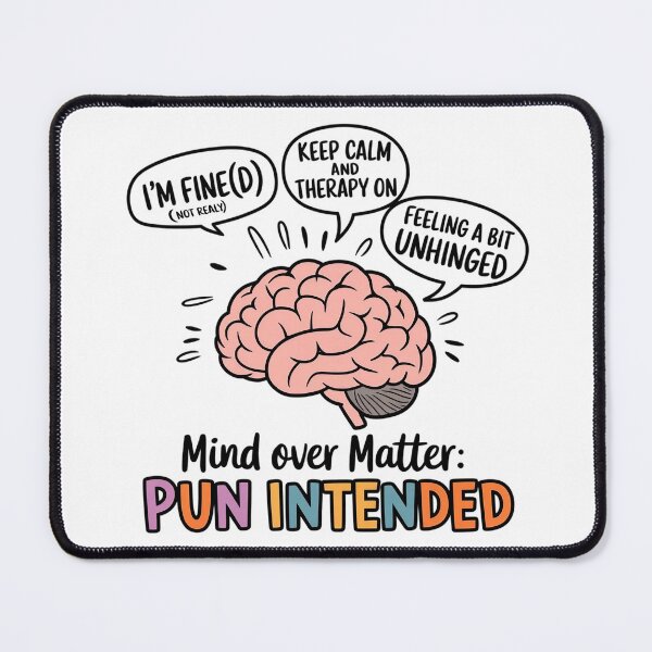 Item preview, Mind Over Matter: Pun Intended designed and sold by Situstshirts.
