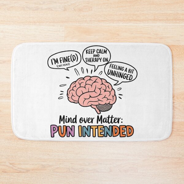 Item preview, Mind Over Matter: Pun Intended designed and sold by Situstshirts.