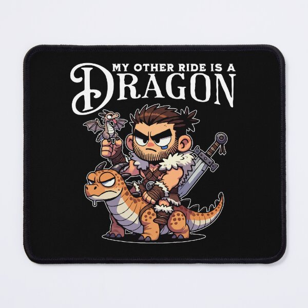 Item preview, My Other Ride Is A Dragon tabletop merchandise designed and sold by RogarsVault.