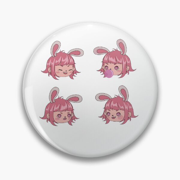 Item preview, bunny v set stickers designed and sold by Madariesstudio.