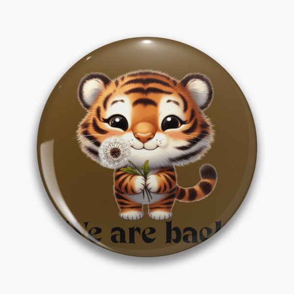Item preview, tigre, tigre de regreso a la escuela, dientes de león designed and sold by FOODIESART.