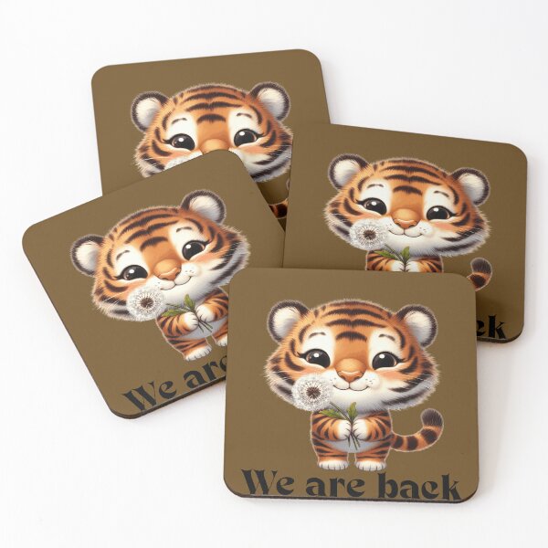 Item preview, tiger, tiger back to school, dandelions designed and sold by FOODIESART.
