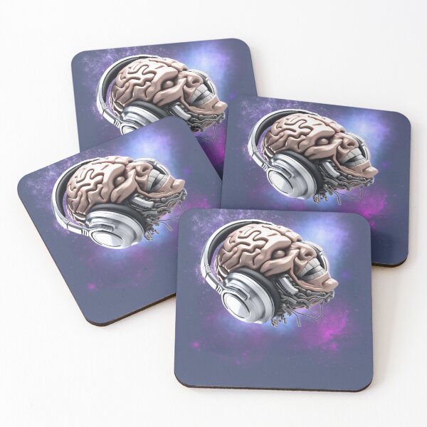 Item preview, Headphones to Brain - Cosmic Edition designed and sold by HauntedOpera.