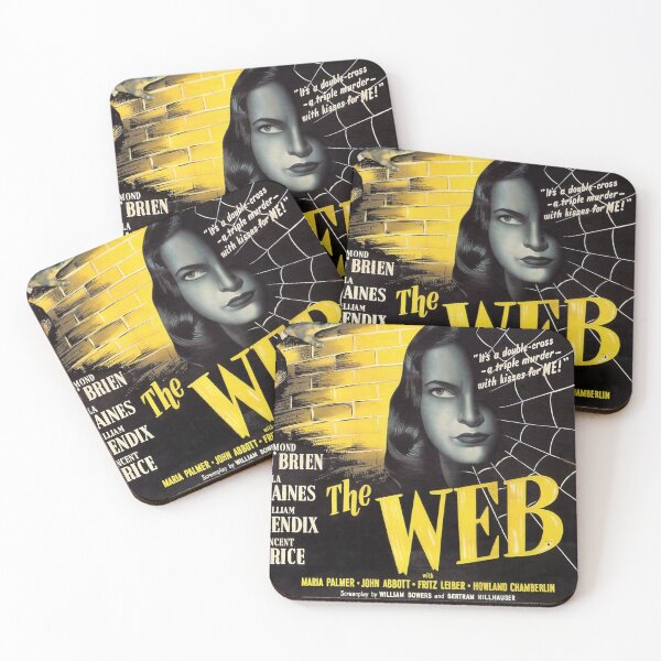 Item preview, Vintage Film Noir poster for The Web designed and sold by colliophoto.