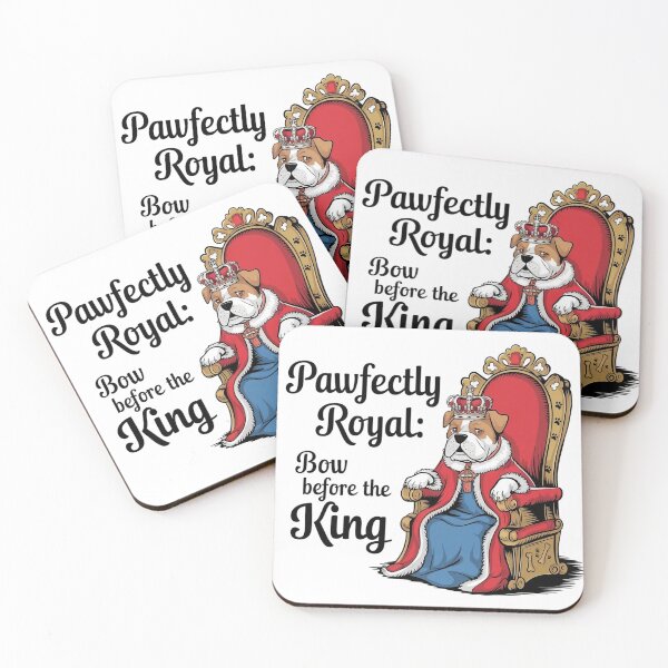 Item preview, Pawfectly Royal: Bow Before the King designed and sold by Situstshirts.