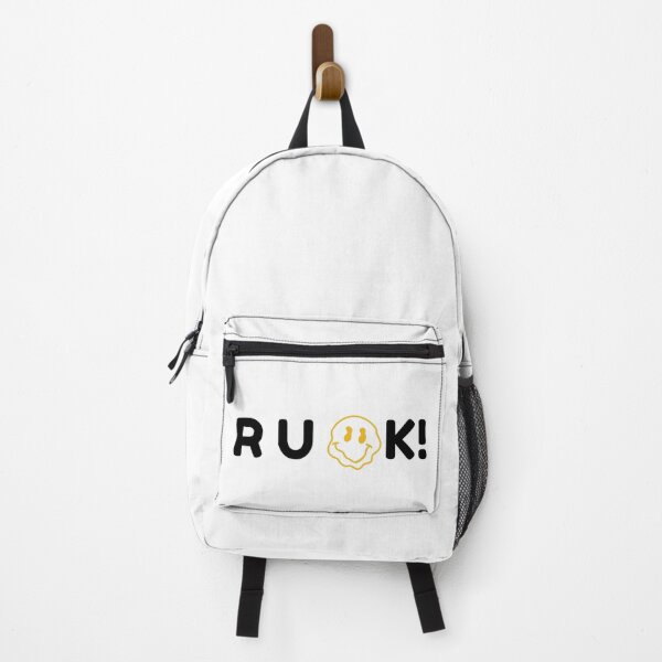 Item preview, R U Ok? Retro Smile Positive Quote designed and sold by AestHenni17.