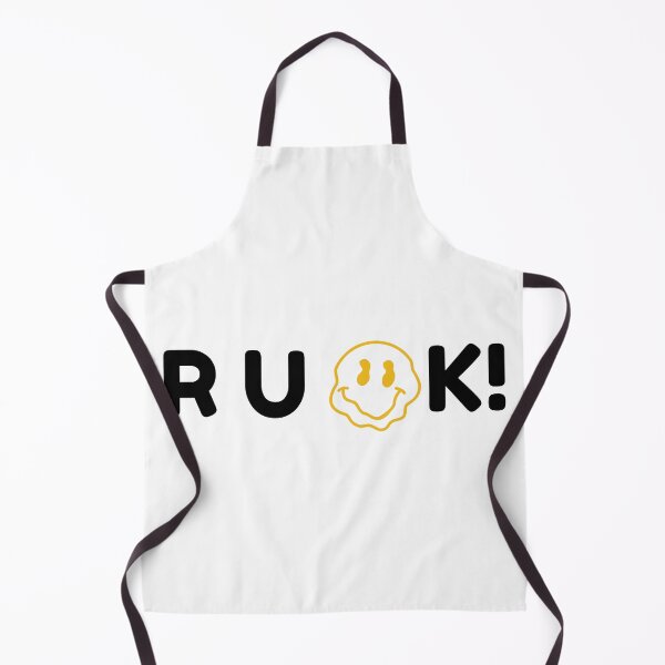 Item preview, R U Ok? Retro Smile Positive Quote designed and sold by AestHenni17.