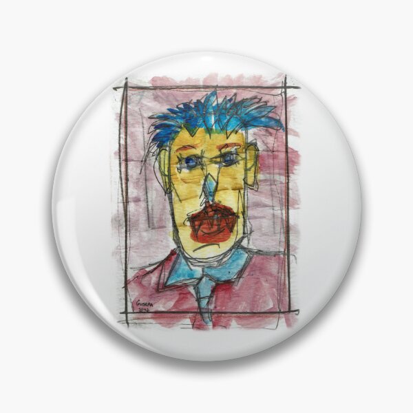 Item preview, Ugly Blue Hair Long Face Guy designed and sold by BostonSteveG.