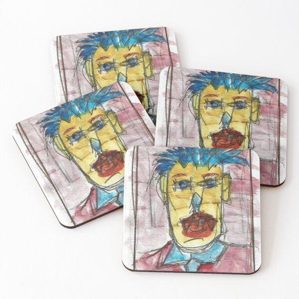 Item preview, Ugly Blue Hair Long Face Guy designed and sold by BostonSteveG.