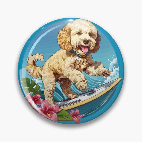 Item preview, Surfing Poodle designed and sold by VelvetRoom.