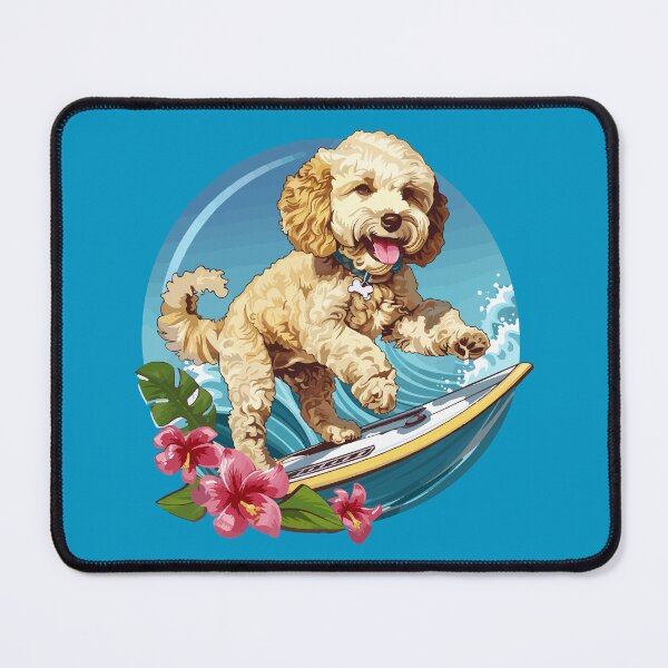 Item preview, Surfing Poodle designed and sold by VelvetRoom.