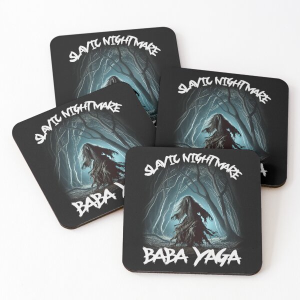 Item preview, Baba Yaga - Slavic Nightmare | Witch in dark forest hunt for you (Text) designed and sold by Rodim91.