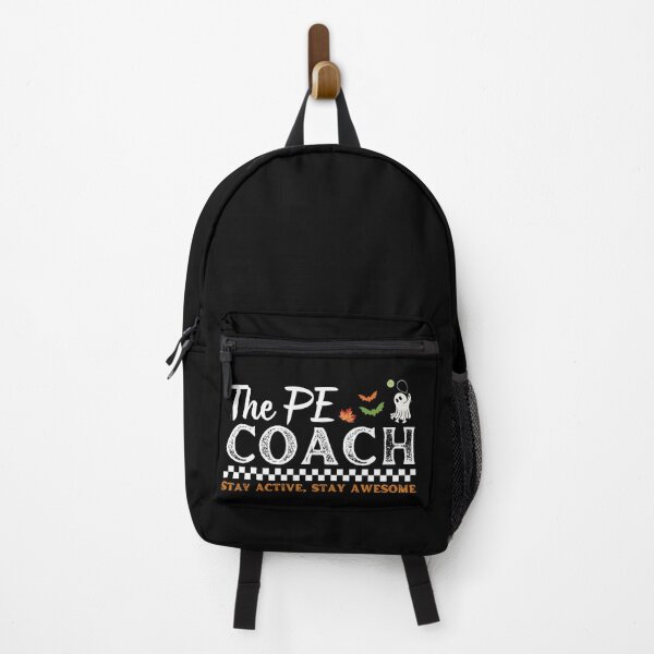 Item preview, The PE Coach, Stay Active, Stay Awesome Dark Teacher Design designed and sold by Raise2Shine.