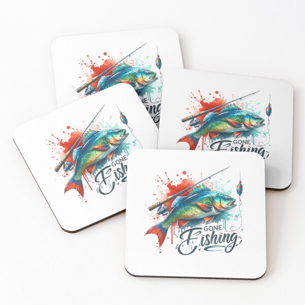 Item preview, "Gone Fishing – Classic Catch Design for T-Shirts, Mugs, Stickers & More" designed and sold by artedigital99.