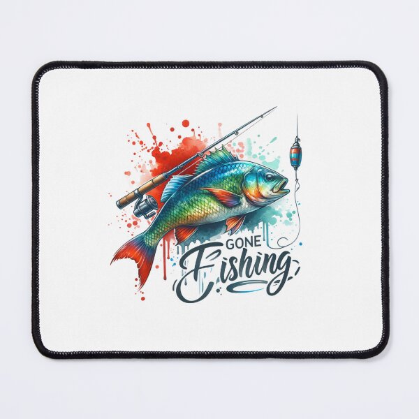 Item preview, "Gone Fishing – Classic Catch Design for T-Shirts, Mugs, Stickers & More" designed and sold by artedigital99.