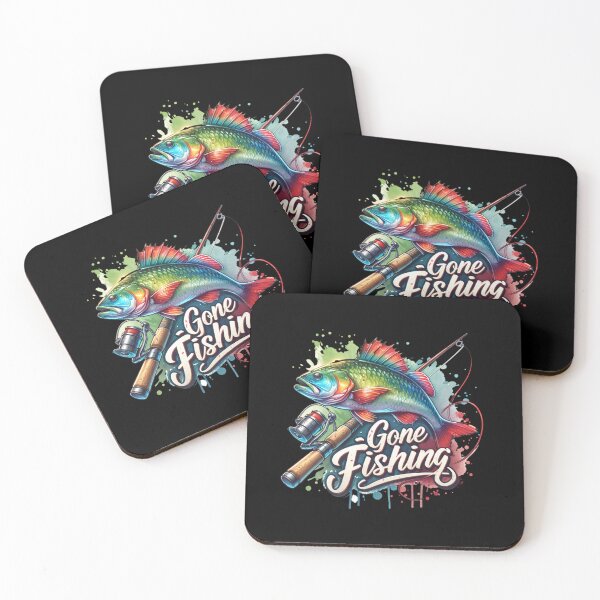 Item preview, Gone Fishing – Classic Catch Design for T-Shirts, Mugs, Stickers & More designed and sold by artedigital99.