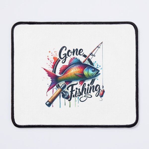 Item preview, Gone Fishing – Classic Catch Design for T-Shirts, Mugs, Stickers & More designed and sold by artedigital99.