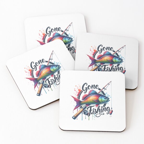 Item preview, Gone Fishing – Classic Catch Design for T-Shirts, Mugs, Stickers & More designed and sold by artedigital99.